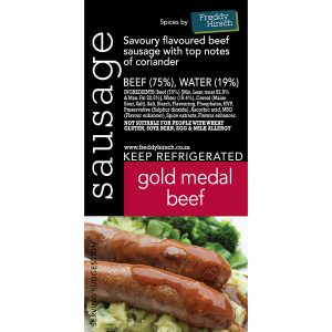 Gold FH Beef Sausage (1kg) each