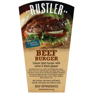 Rustler Beef Burger  (1kg) each