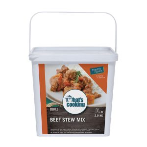 W/C BEEF STEW MIX TUB(2.5kg) each